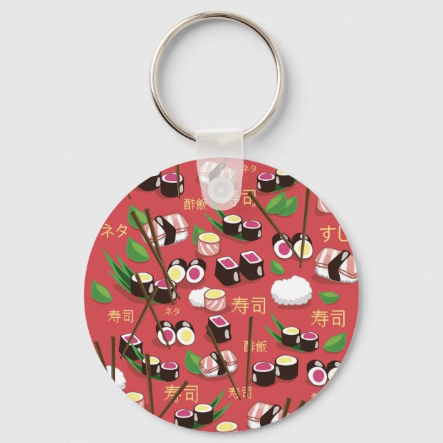 Sushi Red Schlüsselanhänger (Vorderseite)