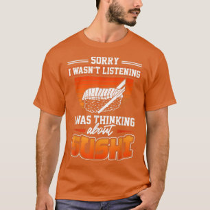Sushi Rice Tuna Anime Sushi Roll Japan Feinschmeck T-Shirt