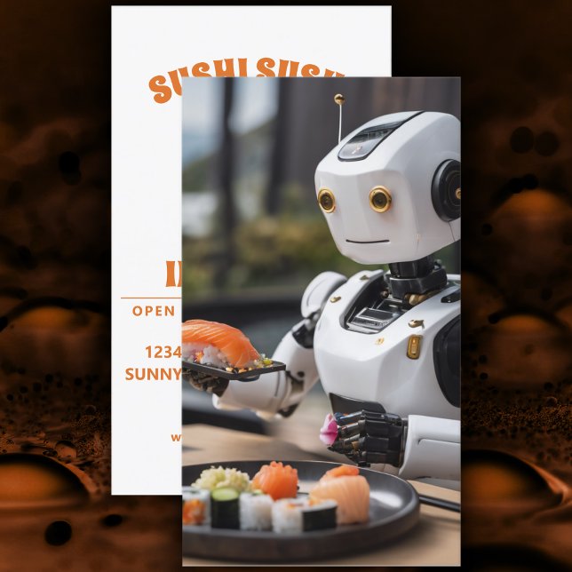 Sushi-Roboter Visitenkarte (Von Creator hochgeladen)