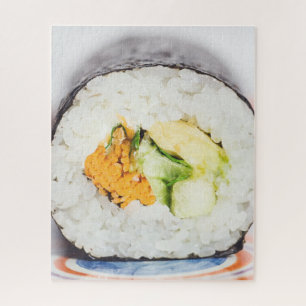 Sushi roll Fisch und Reis