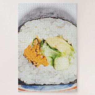 Sushi roll Fisch und Reis