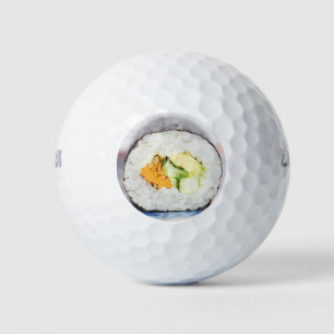 Sushi roll Fisch und Reis Golfball