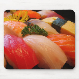 Sushi-Rolle Sashimi Top-Foodie-Chef-Hipster-Foto Mousepad