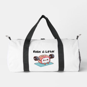 Sushi-Rolle stemmt Gewichte Duffle Bag