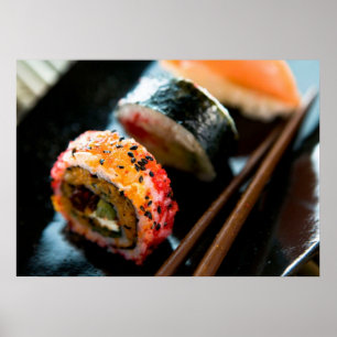 Sushi-Rollen Poster