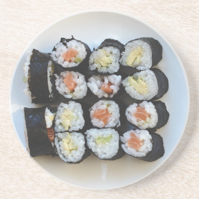 Sushi Sandstone Untersetzer (Vorne)