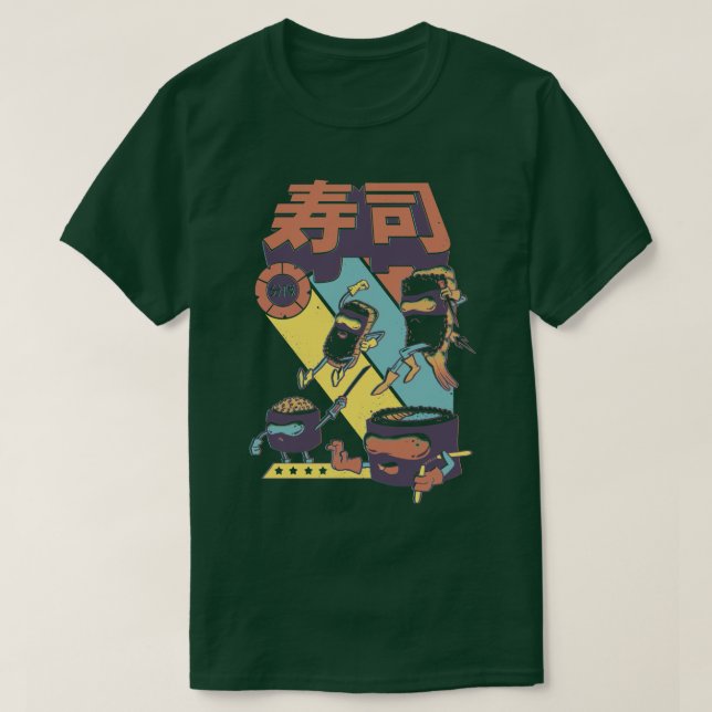 Sushi Sentai T-Shirt (Design vorne)