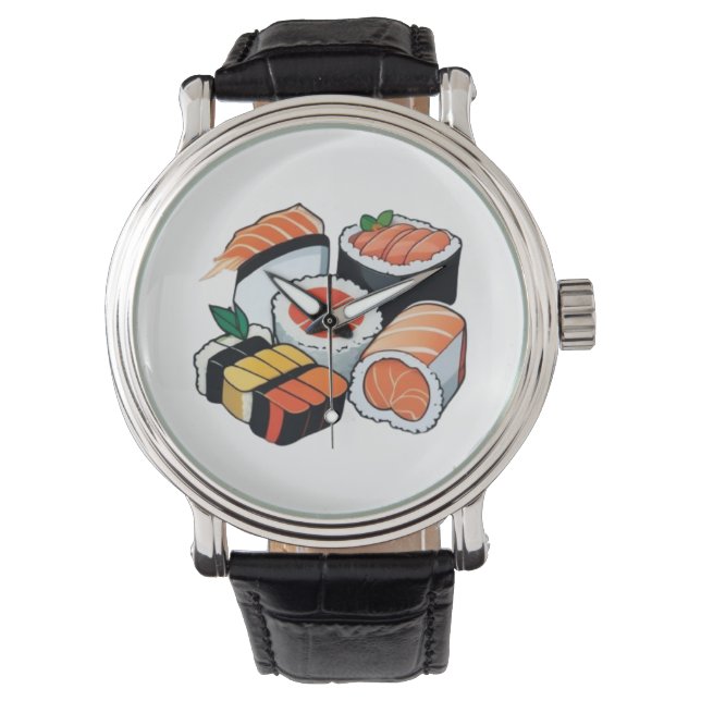 Sushi Set Watch Armbanduhr (Vorderseite)