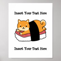 Sushi Shiba Inu - Cute Dog Japanese food