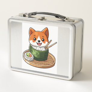 Sushi Shiba � Lustiger Food Hund Metall Brotdose