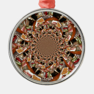 Sushi Silbernes Ornament