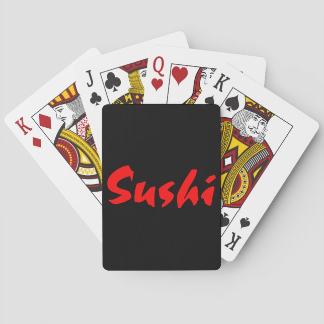 Sushi Spielkarten (Rückseite)