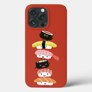 Sushi Stack - A Kawaii Tower of Sushi Characters Case-Mate iPhone Hülle