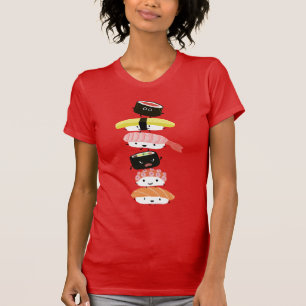 Sushi Stack - Fun Tower von Kawaii Sushi Freunde T-Shirt