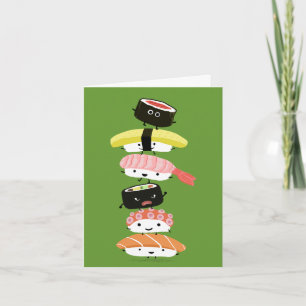 Sushi Stack - Happy Tower of Sushi Friends Karte
