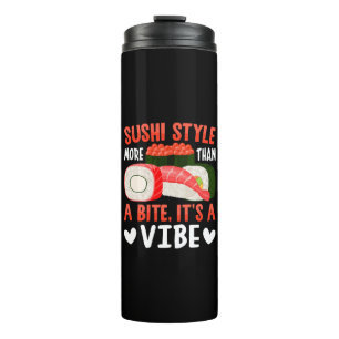 Sushi-Stil mehr als ein Biss Thermosbecher