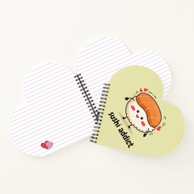 Sushi-Süchtig Notizbuch (Innenseite)