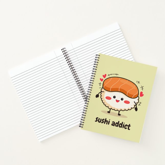 Sushi-Süchtig Notizbuch (Innenseite)