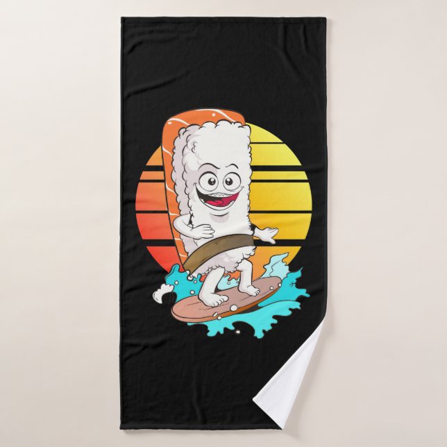 Sushi surf (Serviette de bain)