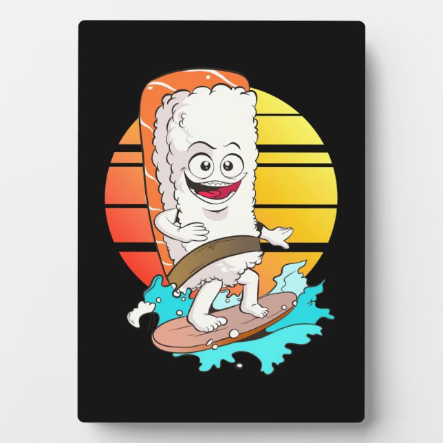 Sushi surfen fotoplatte (Vorderseite)