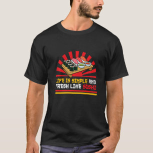 Sushi Sushi Essen Sushizeit Japanisches Essen Sash T-Shirt