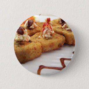 Sushi Sushi Roll Teller Japanisches Essen Asiatisc Button