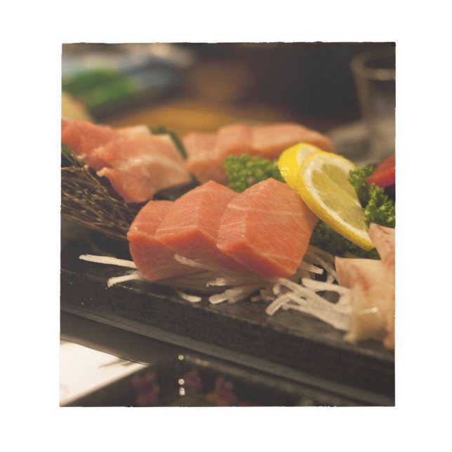 Sushi Time Thunfisch Party Fisch Notizblock (Vorderseite)