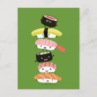 Sushi Tower - Ein glücklicher Stapel Sushi-Freunde