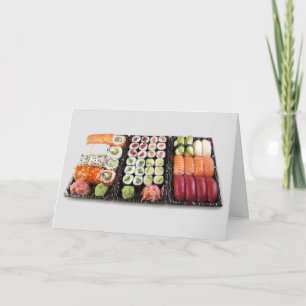 SUSHI TRAY MITTEILUNGSKARTEN