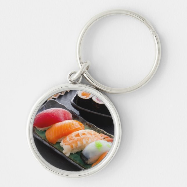 Sushi und Rollen Schlüsselanhänger (Vorne)