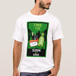 Sushi und Sake-Feinschmecker T-Shirt
