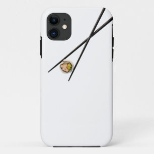 Sushi und schwarze Essstäbchen - besonders iPhone 11 Hülle