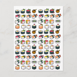Sushi Varia Postcard Postkarte