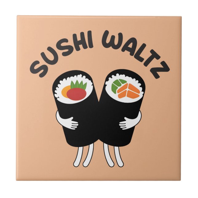 Sushi Walzer  Fliese (Vorderseite)