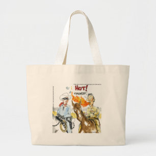 #Sushi Wasabi of the Old West Funny Gifts etc. Jumbo Stoffbeutel