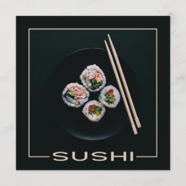 Sushigewohnheitseinladungen Einladung