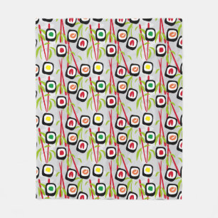 Sushihintergrund Fleecedecke