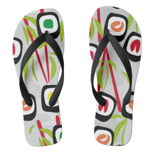 Sushihintergrund Flip Flops