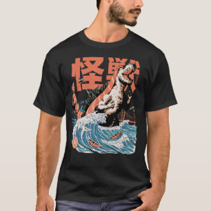 Sushizilla Sushi Monster Japanisches Essen Kaiju S T-Shirt