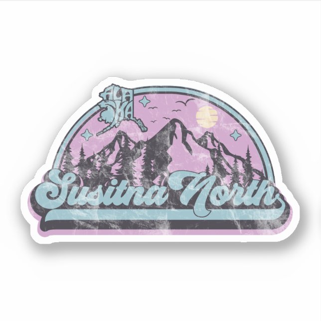 Susitna North, Alaska Aufkleber (Vorderseite)