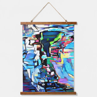 Suspendue Art Abstrait Suspendu Tapisserie