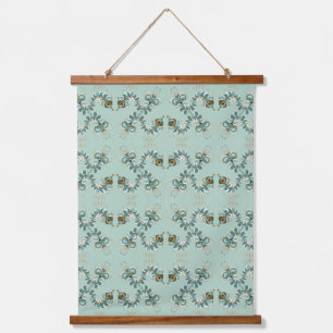 Suspendue Chimera - Peacock Seahorse Bois Taché Tapisserie