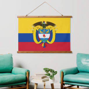 Suspendue Drapeau colombien, Tapisserie de Colombie patrioti