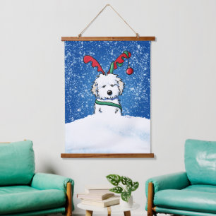 Suspendue KiniArt Chien Havanais accroché à la tapisserie