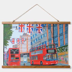 Suspendue La tapisserie de Queen's Jubilee London
