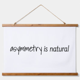 Suspendue L'Asymétrie Est En Bois Naturel Tourné Tapisserie 