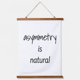 Suspendue L'Asymétrie Est En Bois Naturel Tourné Tapisserie 