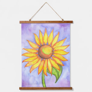 Suspendue Tapisserie d'art mural tournesol 