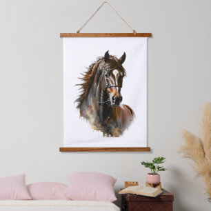 Suspendue tapisserie de cheval mural animaux chevaux