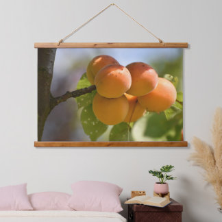 Suspendue Tapisserie de pêches de jardin de fruits
